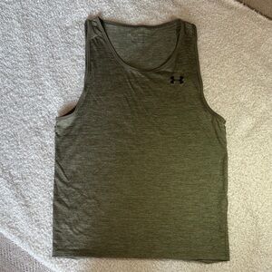 Under Armour Khaki Sleeveless Top